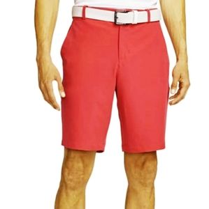 NIKE Golf Coral Red Performance Dress Shorts Size 34